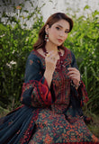 ASIM JOFA 3PC DHANAK EMBROIDERED SUIT WITH EMBROIDERED SHAWl -V677
