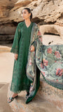 MARIA B 3PC Luxury Lawn Chikankri Embroidered With Printed Dupatta-453