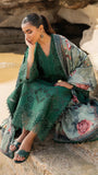 MARIA B 3PC Luxury Lawn Chikankri Embroidered With Printed Dupatta-453