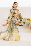 SHAHANAH KHADDAR 3PC - PRINTED SHIRT & TROUSER-910