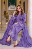 Embroidered Lawn 3PC Suit with Embroidered Dupatta  – IIC-4045