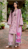 JAZMIN  3PC Dhanak Embroidered Shirt With Digital Printed Shawl-288