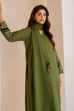 BAROQUE 3PC EMBROIDERED KHADDAR Shirt With Embroidered Shawl-684