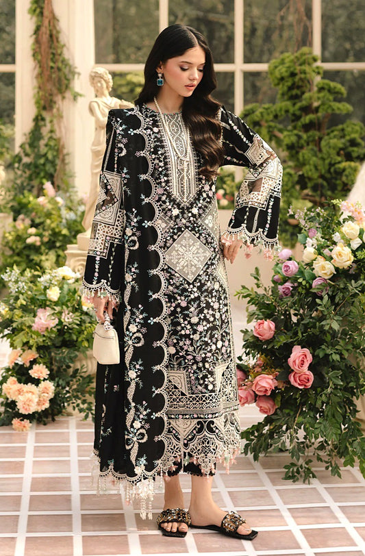 Embroidered Lawn 3PC Suit with Embroidered Dupatta  – IIC-4056