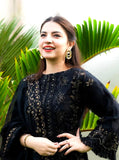 Lawn 3PC Embroidered Shirt with Organza Embroidered Dupatta-