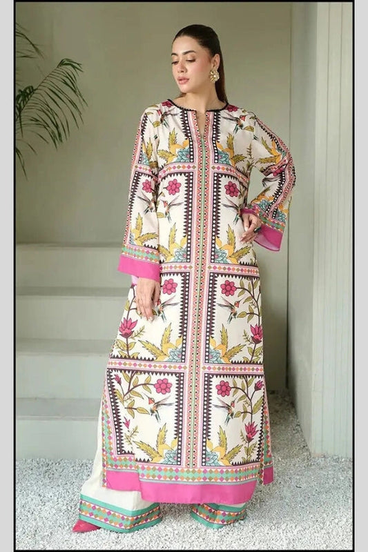 silk 2PC suit