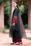JAZMIN 3PC Dhanak Embroidered Shirt With Printed Dupatta-679