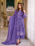 Embroidered Lawn 3PC Suit with Embroidered Dupatta  – IIC-4045
