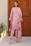 JAZMIN 3PC Chekankari Lawn Embroidered With Printed Dupatta-480