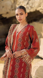 MARIA B 3PC Luxury Lawn Chikankri Embroidered With Printed Dupatta-454