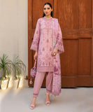 JAZMIN 3PC Chekankari Lawn Embroidered With Printed Dupatta-480