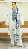 ZARA SHAHJAHAN 3PC Dhanak Embroidered Shirt With Printed Dupatta-675