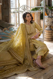 SOBIA NAZIR 3PC Lawn Embroidered With Organza Embroidered Dupatta-731