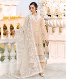 MUSHQ 3PC Lawn Chekankari Embroidered With Organza Embroidered Dupatta-402