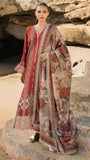 MARIA B 3PC Luxury Lawn Chikankri Embroidered With Printed Dupatta-454