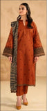 AISLING Dhanak 3PC Embroidered With Digital Printed Wool Shawl-