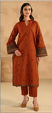 AISLING Dhanak 3PC Embroidered With Digital Printed Wool Shawl-