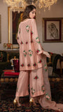 Silk 3PC Embroidered With Organza Embroidered Dupatta-1314