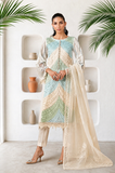 Chikankari Embroidered Lawn 3PC Suit with Embroidered Dupatta  IIC-4067