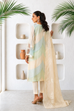 Chikankari Embroidered Lawn 3PC Suit with Embroidered Dupatta  IIC-4067