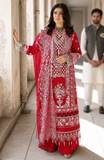 Embroidered Lawn 3PC Suit with Embroidered Dupatta  – IIC-4029