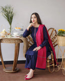 Aisling Dhanak 3PC Embroidered With Dhanak Embroidered Shawl-158