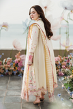 Qalamkar Embroidered Lawn 3PC Suit with Embroidered Dupatta – 4001