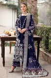 Kahf Embroidered Lawn 3PC Suit with Elegant Embroidered Dupatta – IIC-4043