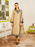 3PC Embroidered With Wool Mreena  Embroidered Dupatta-615