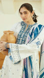 ZARA SHAHJAHAN 3PC Dhanak Embroidered Shirt With Printed Dupatta-675