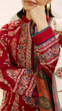 ZARA SHAHJAHAN 3PC Dhanak Embroidered Shirt With Printed Dupatta-659