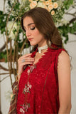 MUSHQ 3PC Dhanak Chikankari Embroidered With Digital Printed Organza Dupatta-111