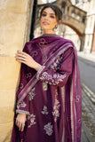 MUSHQ Dhanak 3PC Embroidered With Organza Embroidered Dupatta-119