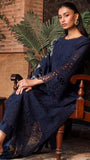 ULFAT EMBROIDERED 3PC Dhanak Embroidered Shirt With Digital Printed Shawl-2002