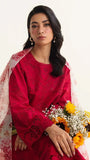 ZARA SHAHJAHAN 3PC Lawn Chikankari Embroidered Shirt With Printed Dupatta-487