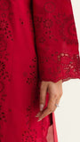 ZARA SHAHJAHAN 3PC Lawn Chikankari Embroidered Shirt With Printed Dupatta-487