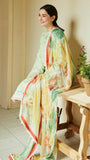 ZARA SHAHJAHAN 3PC Lawn Embroidered Shirt With Printed Dupatta-476
