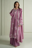 Cross Stitch Embroidered Lawn 3PC Suit with Embroidered Dupatta – IIC-4054