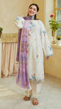 ZARA SHAHJAHAN 3PC Lawn Chikankari Embroidered Shirt With Printed Dupatta-431