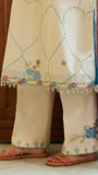 ZARA SHAHJAHAN 3PC Lawn Chikankari Embroidered Shirt With Printed Dupatta-431