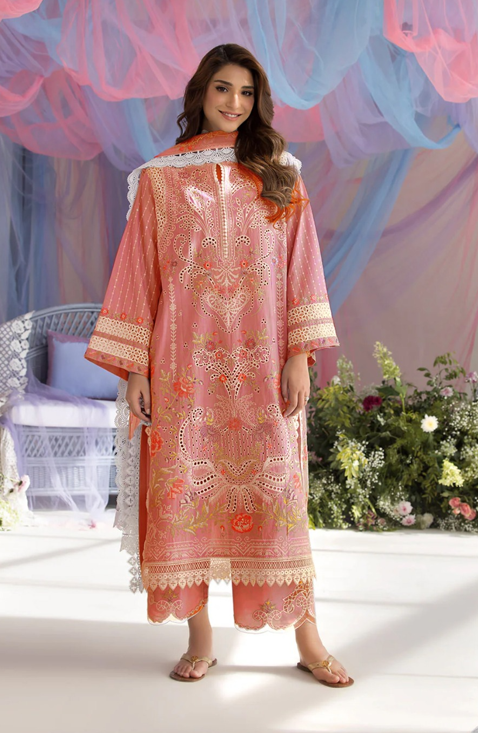Embroidered Lawn 3PC Suit-IIC-4052
