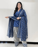 KHADDAR 3PC DIGITAL PRINTED SUIT WITH PRINTED DUPATTA – 932