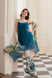 Shahanah Premium Silk 3PC Digital Print Collection-869