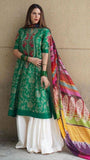 Zara Shahjahan 3PC Embroidered With Digital Printed Wool Shawl-216