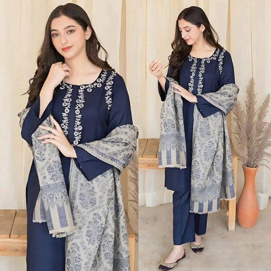Lawn 3PC Embroidered-702