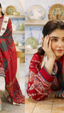 ZARA SHAHJAHAN 3PC Dhanak Embroidered Shirt With Printed Dupatta-659