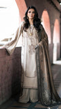 IZEL MUSAFIR 3PC Dhanak Embroidered Shirt With Digital Printed Shawl-257