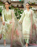 Maria B. Lawn Embroidered 3PC Suit Printed Lawn Dupatta – IIC-4006