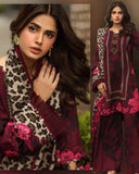 Shahanah Luxe Digital Printed Lawn 3PC Suit with Voile Dupatta – 4011