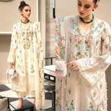 Crimson Embroidered Lawn 3PC Suit with Embroidered Dupatta – IIC-4033